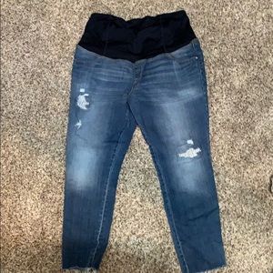 Plus size maternity fashion jeggings